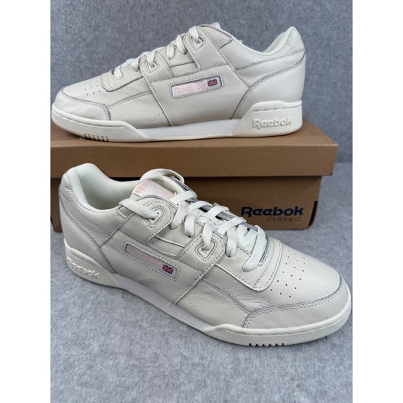 Reebok Workout Lo Plus Women's Size 11 Sneakers Casual Shoes Vintage White - Picture 1 of 9